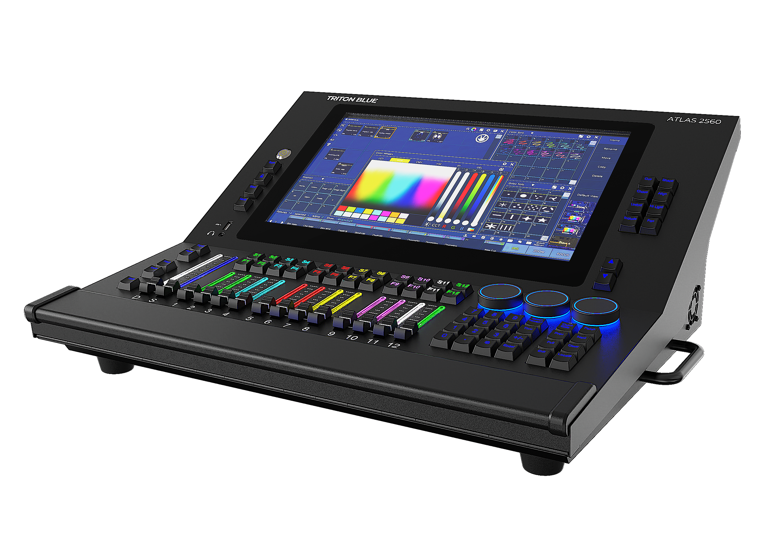 Triton Blue Atlas 2560 Mesa DMX Fligthcase incluido Atlas 2560