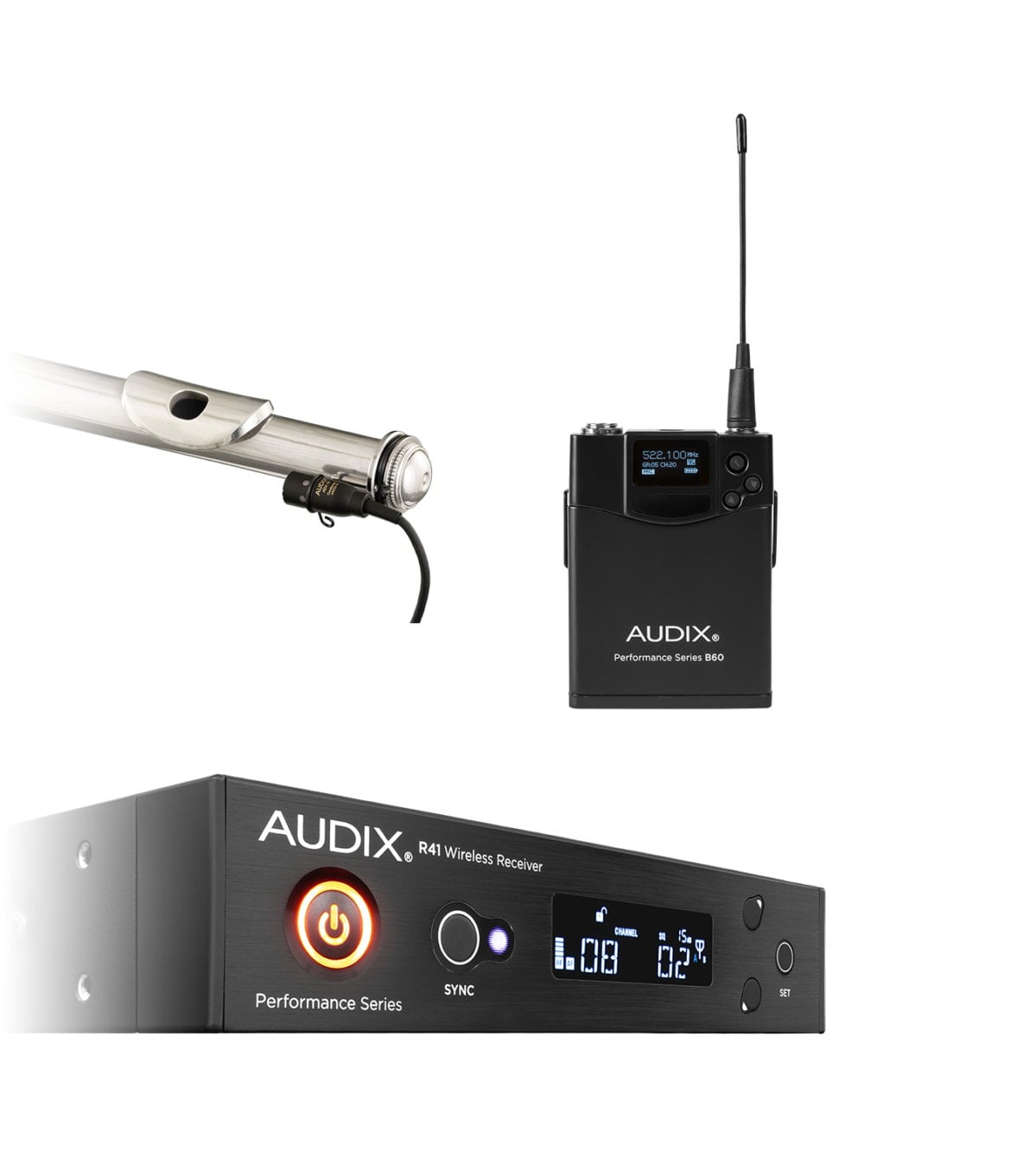 Audix AP41FLUTEB Sistema Completo Micrófono Inalámbrico AP41FLUTEB