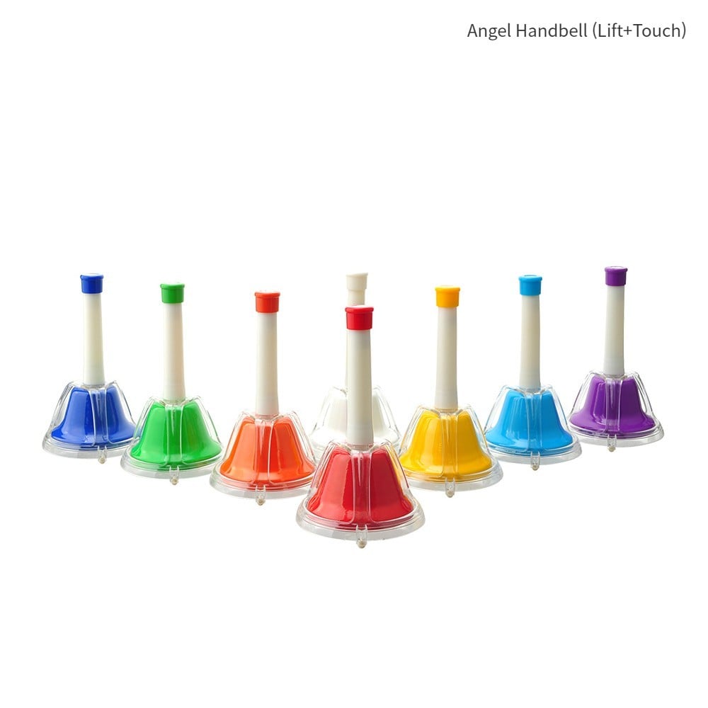 Angel AHB-8M Juego de 8 campanillas táctiles multicolores AHB-8M