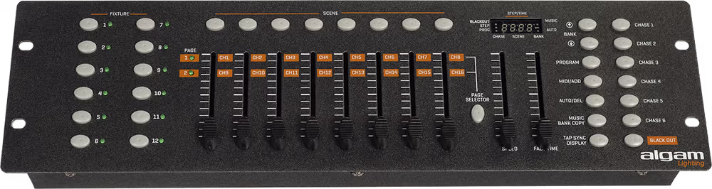 Algam Lighting Controlador Dmx De 192 Canales LALLIGHT192