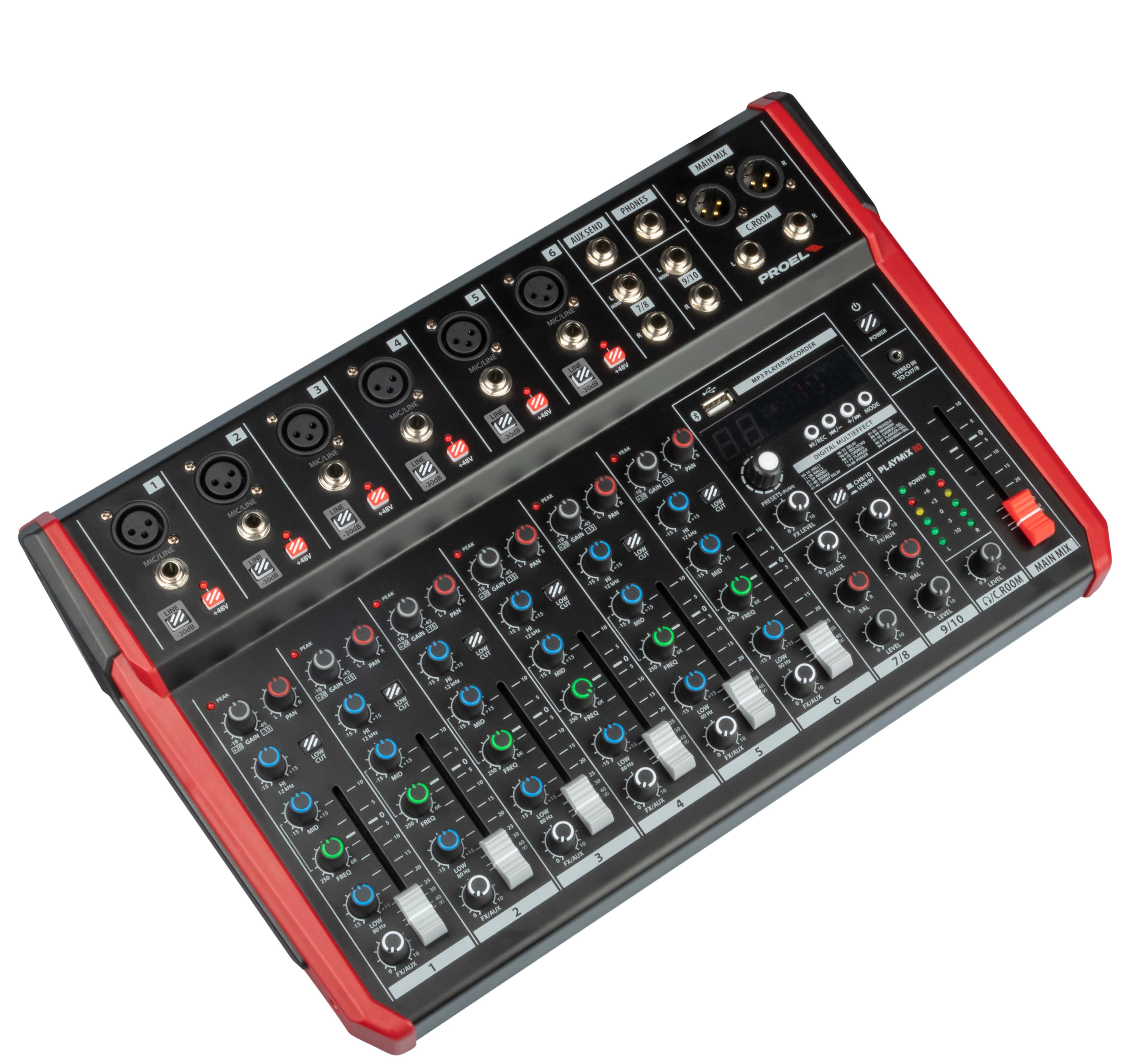 Proel 10-channel Compact Mixer PLAYMIX10 PLAYMIX10
