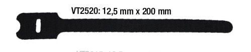 ADAM HALL VT 2520 Pack 10 Bridas Velcro 200mm VT 2520 Pack 10