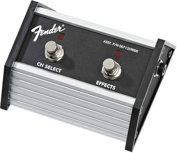 Fender 2-Button Footswitch Channel Select / Effects On/Off with 1/4" Jack 2-Button Footswitch