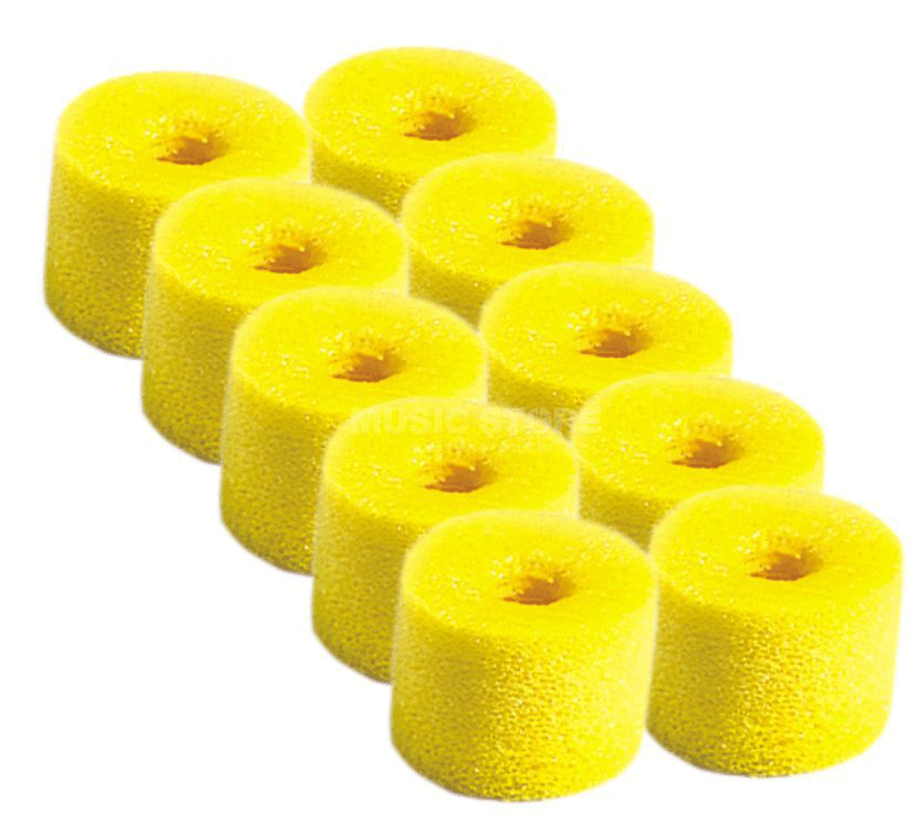 SHURE EAYLF1-10 Kit 10 Almohadillas Espuma para Earphones. Color amarillo. EAYLF1-10