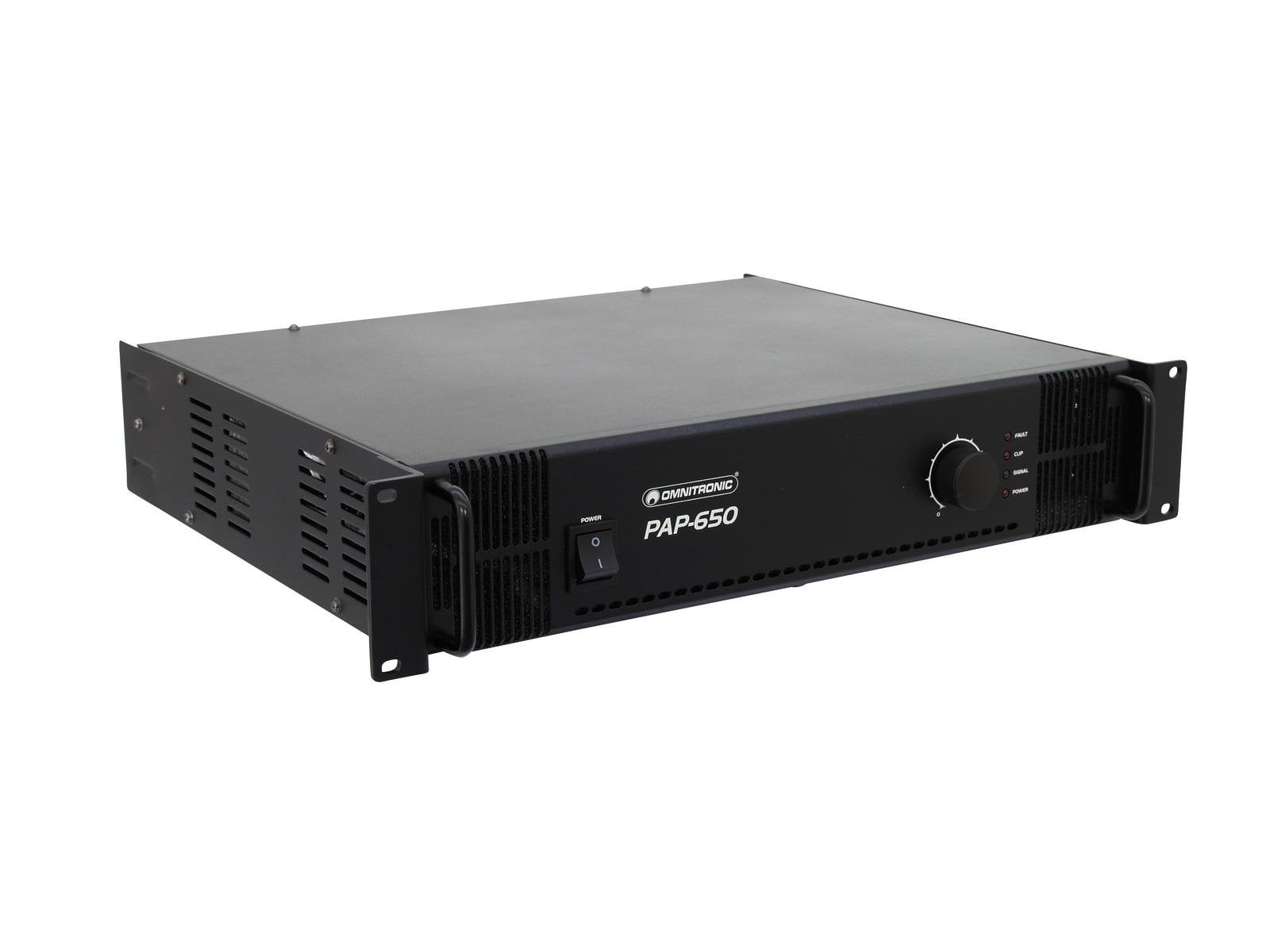 Omnitronic PAP-650 Amplificador de potencia de megafonía 650w PAP-650