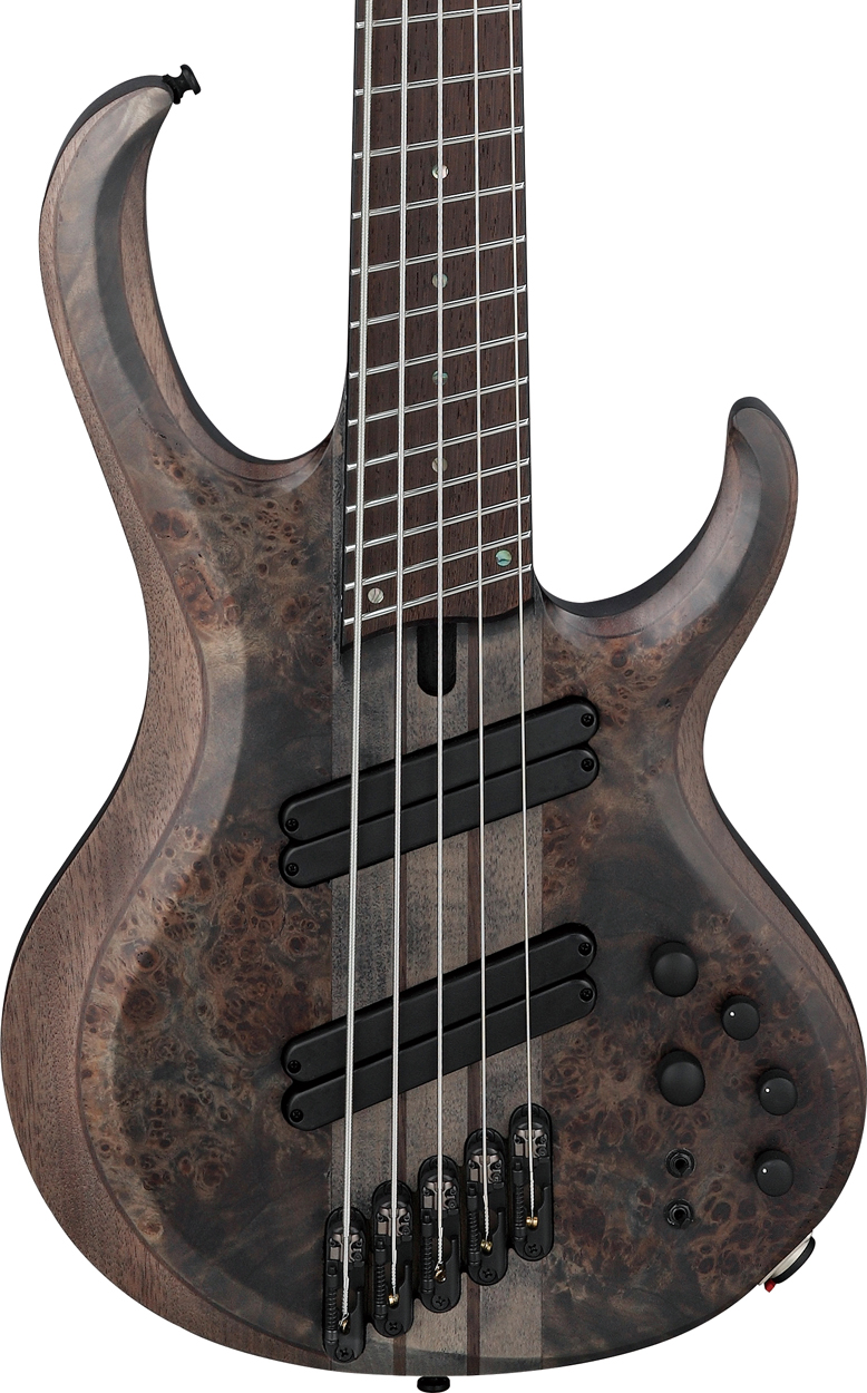 Ibanez BTB805MSTGF Bajo Eléctrico Transparent Gray Flat + Estuche BTB805MSTGF