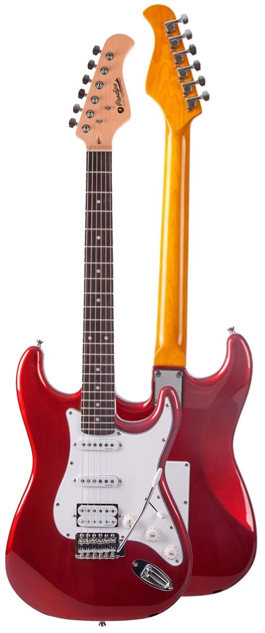 Prodipe St83Rd Guitarra Eléctrica Serie St83-Ra Stratocaster Roja ST83RD