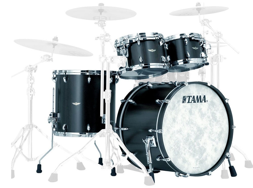 Tama TW42RZS-SKB Star Walnut Standard Smoky Black Batería Acústica TW42RZS-SKB