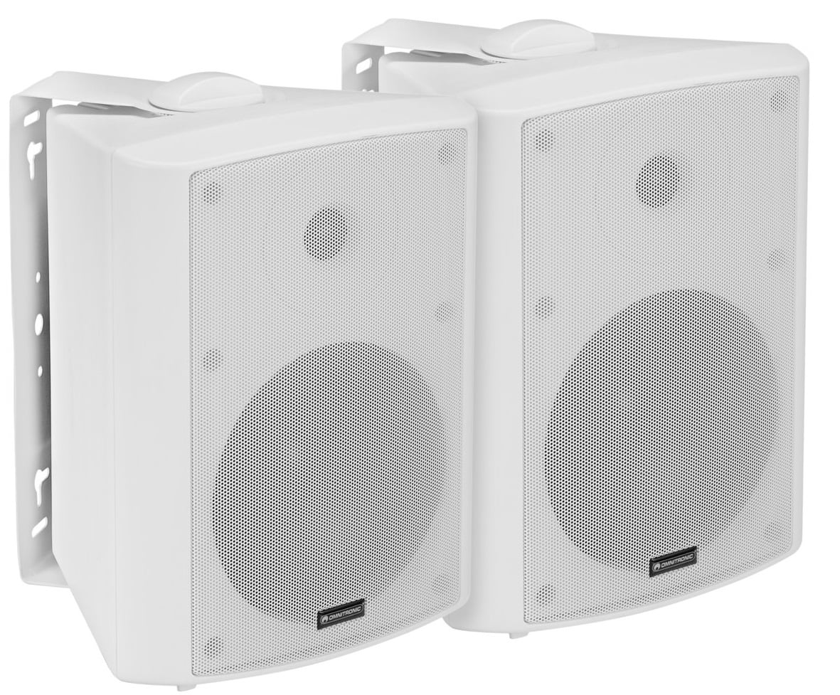 Omnitronic ALP-6A Pareja Altavoces Activos Blancos 6,5 Pulgadas ALP-6A Blancos