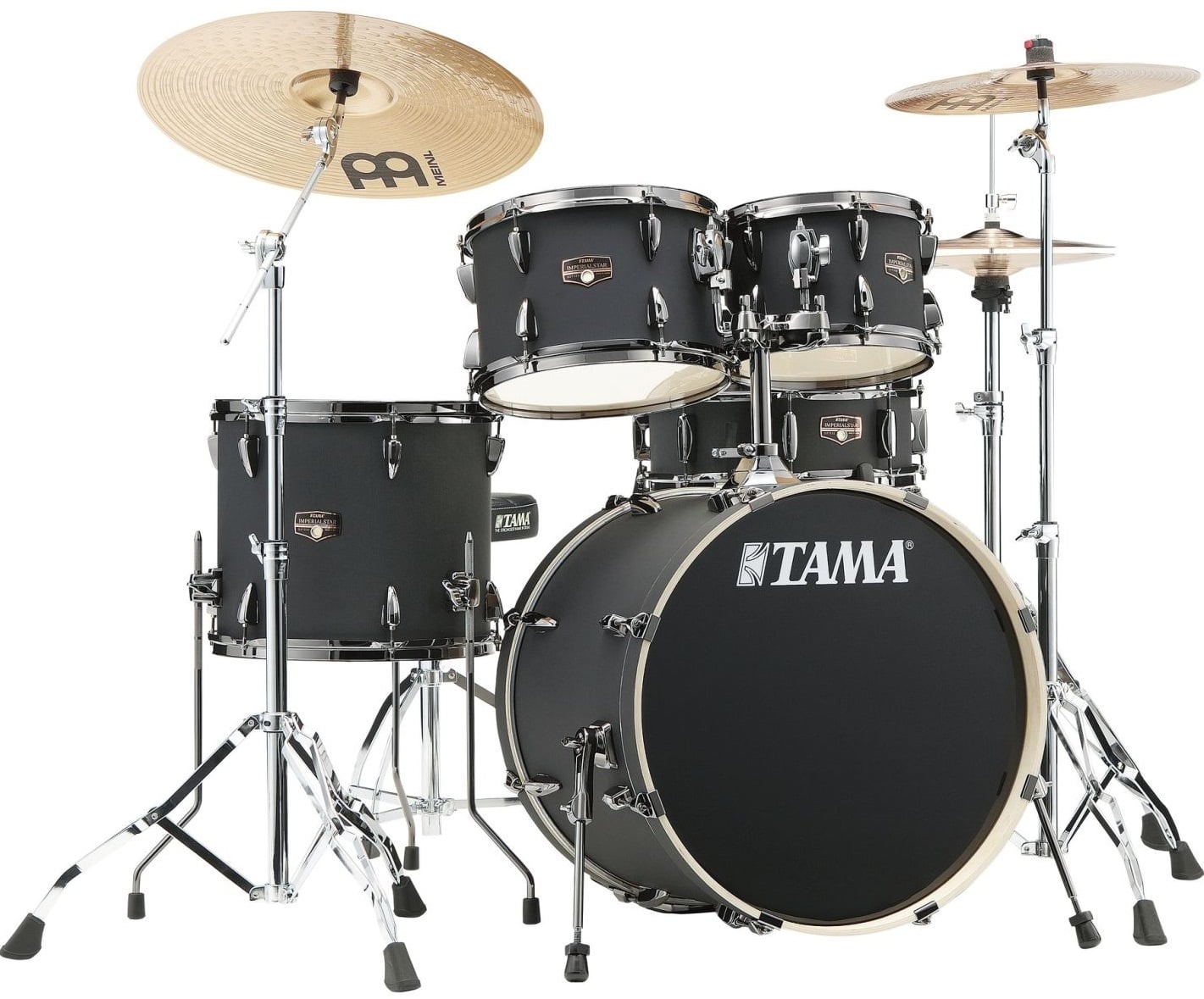 Tama IP50H6WBN-BOB	Imperialstar Blacked Out Black Set Batería Acústica IP50H6WBN-BOB