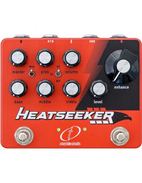 Crazy Tube HEATSEEKER Pedal Preamp Dual HEATSEEKER
