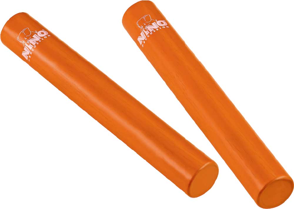 Nino Percussion Rattle Stick Pair Naranja Nino NINO576OR