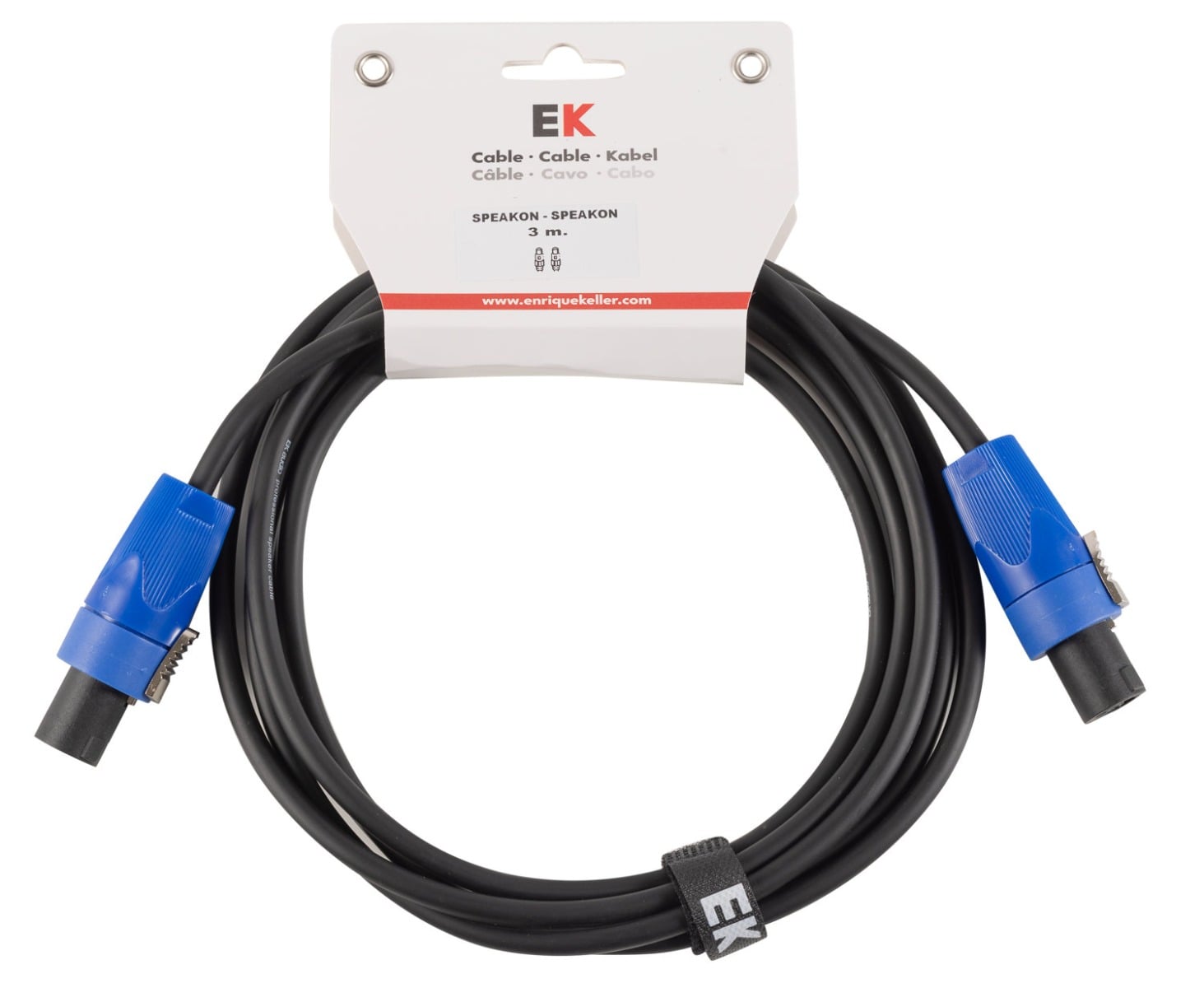 EK Audio Cables Para Columnas Speakon-Speakon 9Mts JJ025SS9