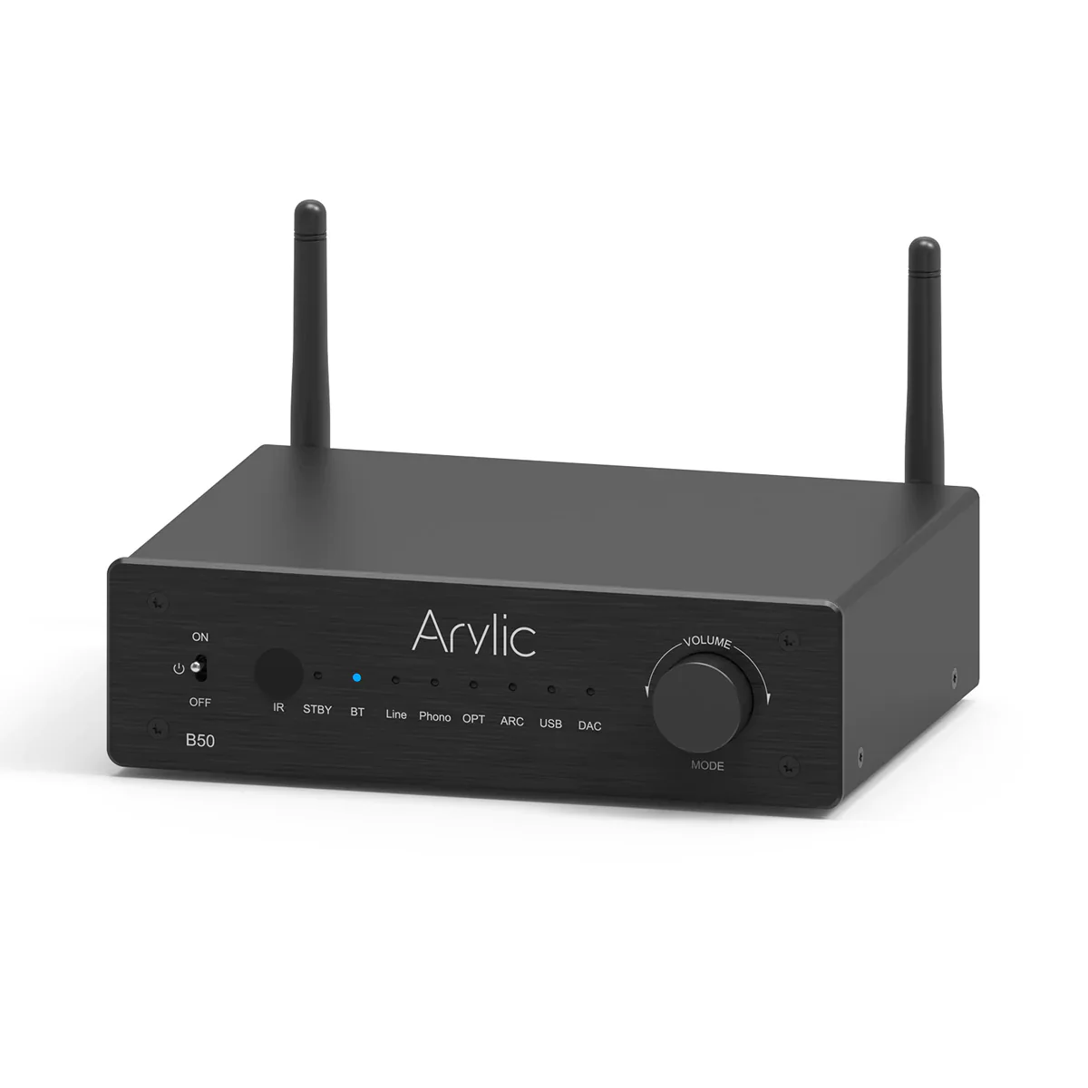 Arylic B50 Negro Emisor/Receptor Bluetooth y Amplificador B50 Negro