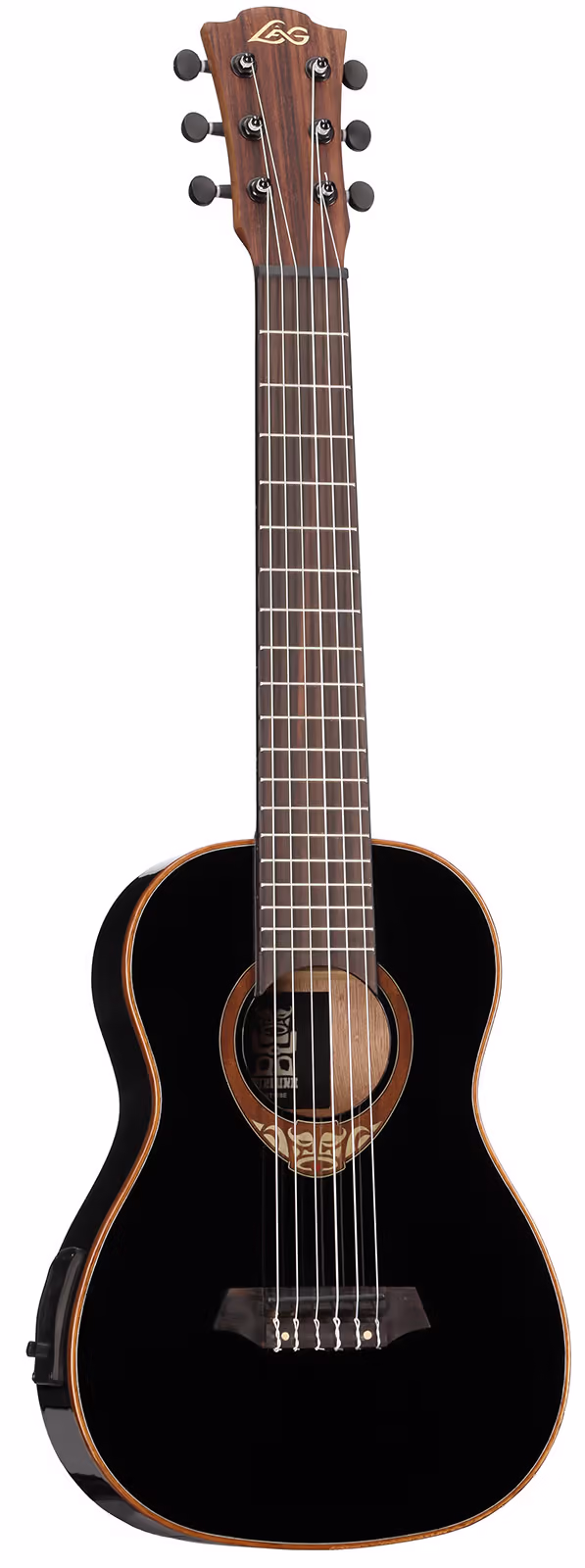LAG GLUTKT118E Guitarra Tiki Uku A/E Con Fondo Arqueado GLUTKT118E