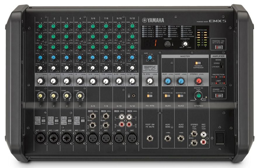 YAMAHA EMX 5 Mesa Amplificada 2*630W 4Oh EMX 5