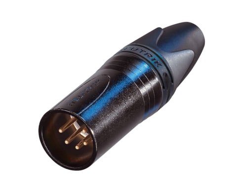 Neutrik NC5 MMX-B Conector XLR Contactos ORO NC5MMX-B XLR