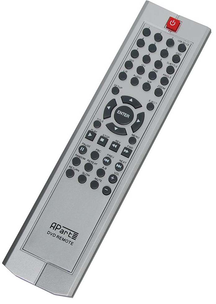 Apart Biamp PCD-REM Control remoto IR para PCR3000RMKII y PC1000RMKII. PCD-REM