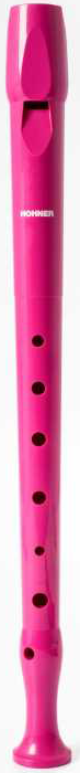 Hohner 95084-PK Flauta Plástico Digitación Alemana 1 Pieza Rosa 95084-PK