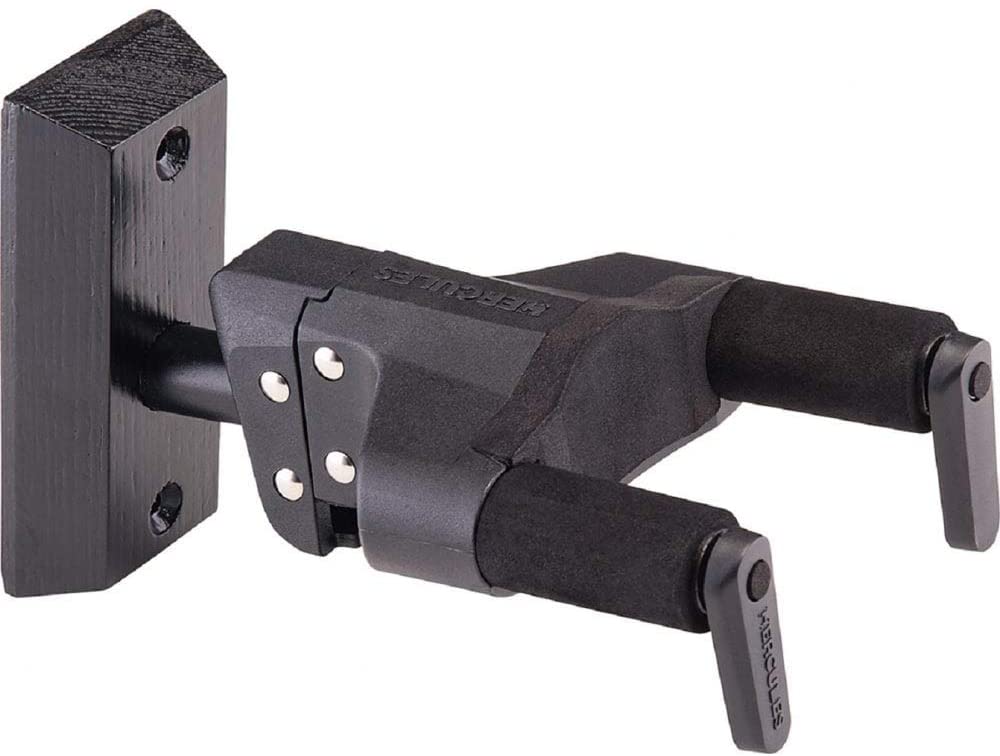 Hercules GSP38WBK Plus Soporte Guitarra Pared Negro GSP38WBK-Plus