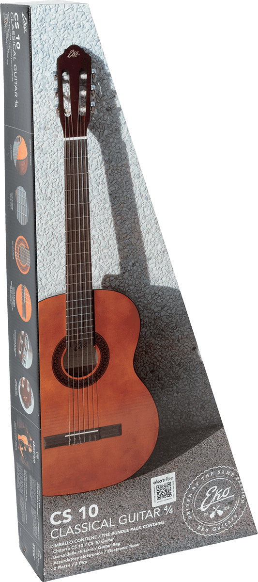 Eko CS-10 Natural Pack Guitarra Clasica con Funda CS-10 NATURAL PACK
