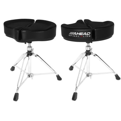 Ahead SPG-BL3 Spinal Gl. Drum Throne Sillín de bateria SPG-BL3 Banqueta 18 "Spinal G Saddle Top de tela n