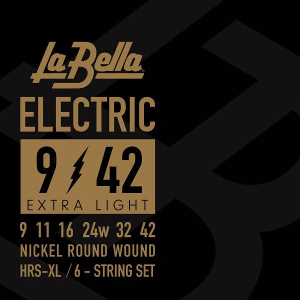 La Bella HRSXL Juego De Cuerdas Para Guitarra Eléctrica Hrs Extra Light 09-42 HRSXL