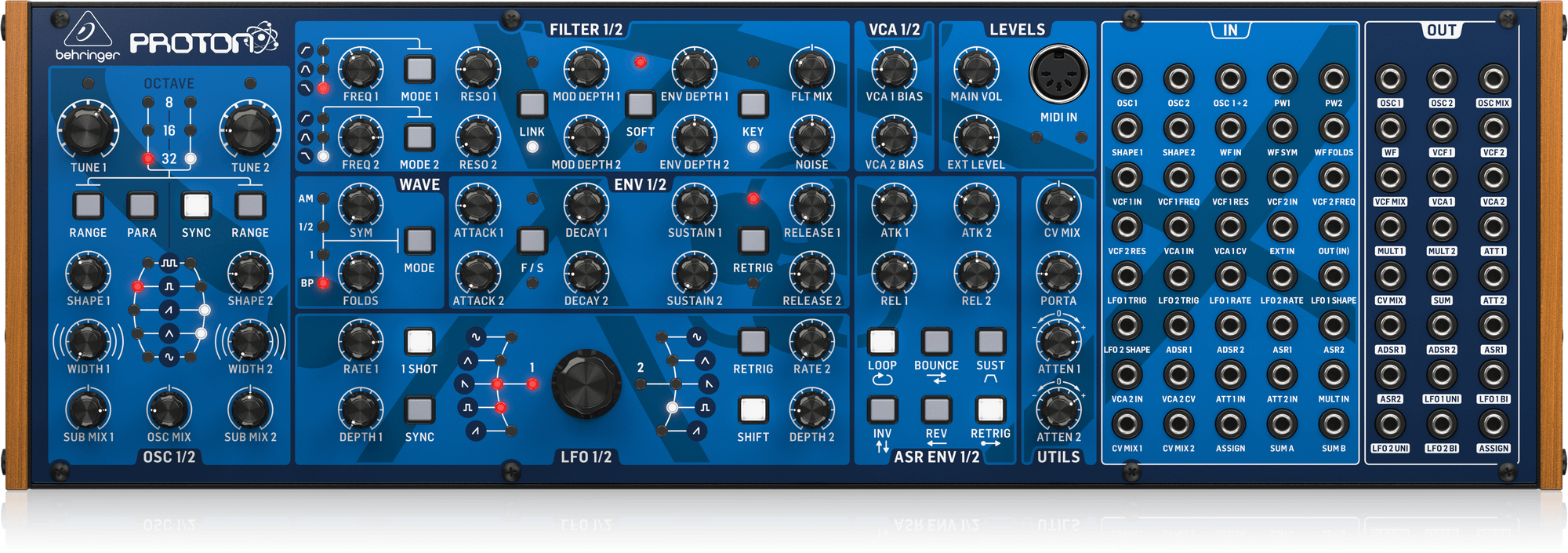 BEHRINGER PROTON Sintetizador Analógico Semi Modular PROTON