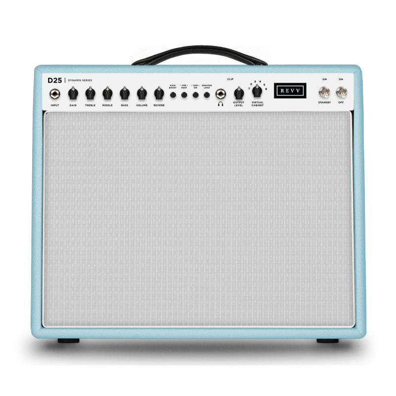 Revv D25, 1x12 Combo Amplifier, Baby Blue RV-D25BB