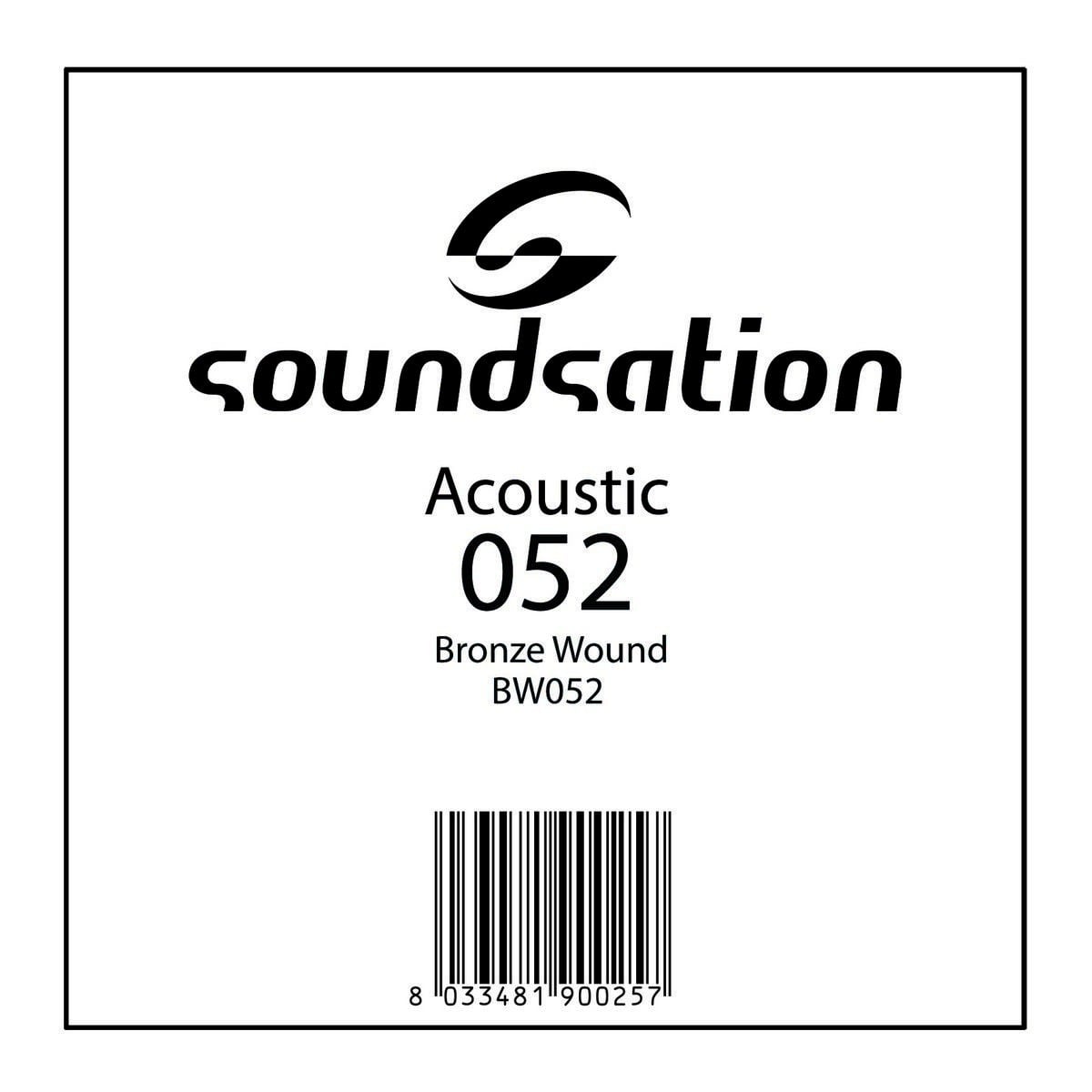 Soundsation Cuerdas para guitarra acústica BW052, serie SAW - 0.52 BW052