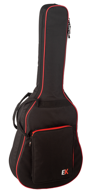 EK Audio Funda  Para Guitarra Acústica De 10Mm Roja FGA10RD
