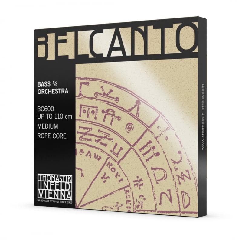 Thomastik Juego de cuerdas de contrabajo Belcanto Orchestra Medium ACCCBBEL