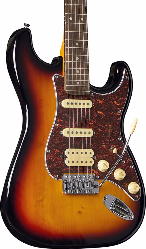 EKo GEEST350-SB Guitarra Eléctrica Starter St350 Tipo Strat Vintage Hss GEEST350-SB