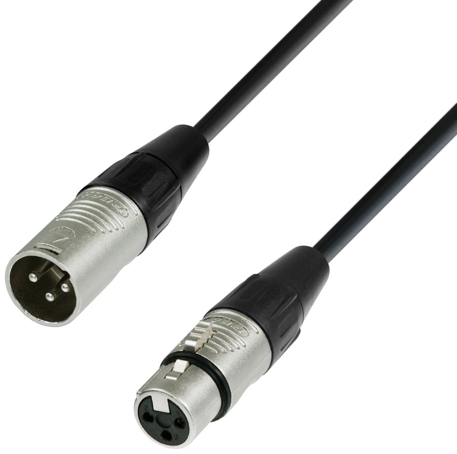 ADAM HALL Cable REAN XLR Macho a XLR Hembra 1,5 Metros K4MMF0150