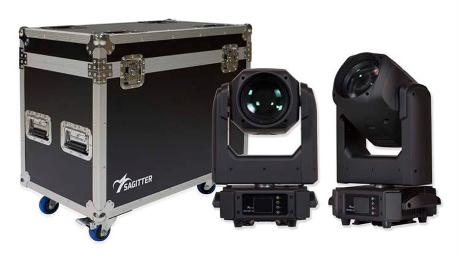 Sagitter ARCHERB5KIT. Set Cabeza Móvil B5 + Flightcase ARCHERB5KIT