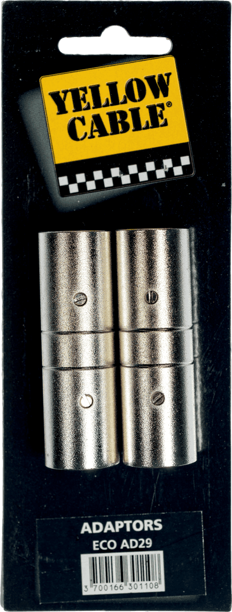 Yellow Cable ECO-AD29 Adaptador de XLR Macho a 2 XLR Macho ECOAD29