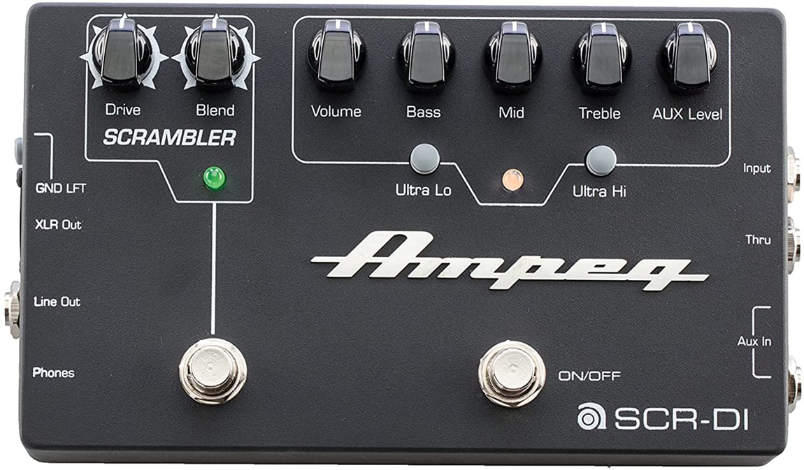 Ampeg SCR-DI Pedal de Efectos para Bajo SCR-DI