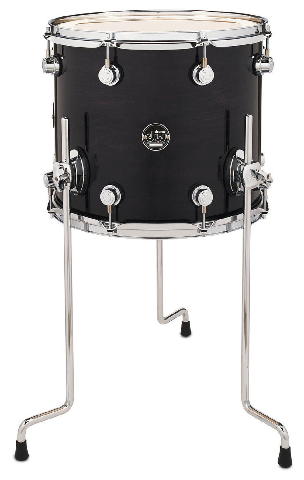 Drum Workshop Tom Base Performance Lacquer Ebony Stain 14x12" Tom Base Ebony Stain 14x12"