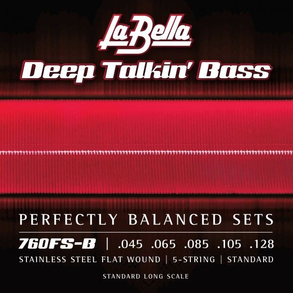 La Bella 760FSB Juego De Cuerdas Para Bajo Eléctrico Deep Talkin´5 Cuerdas 045-128 760FSB