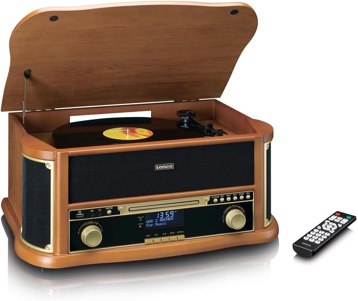 Lenco TCD-2571WD Giradiscos con Altavoces TCD-2571WD