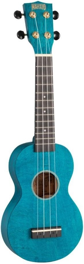 Mahalo Ms1Tbu - Ukelele Serie Slimline Color Azul Con Funda MS1TBU