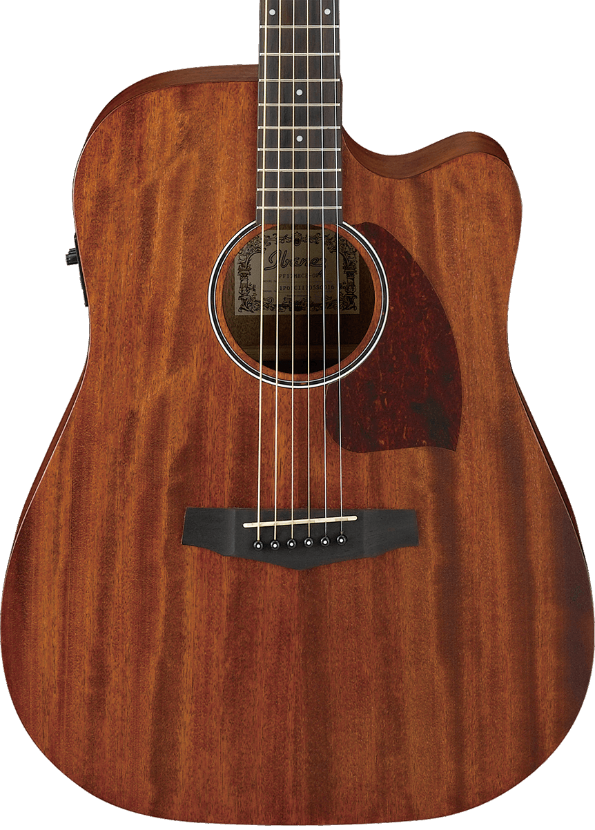 Ibanez PF12MHCE-OPN, Guitarra Electroacustica, Cuerpo Dreadnought, Color Marron PF12MHCE-OPN