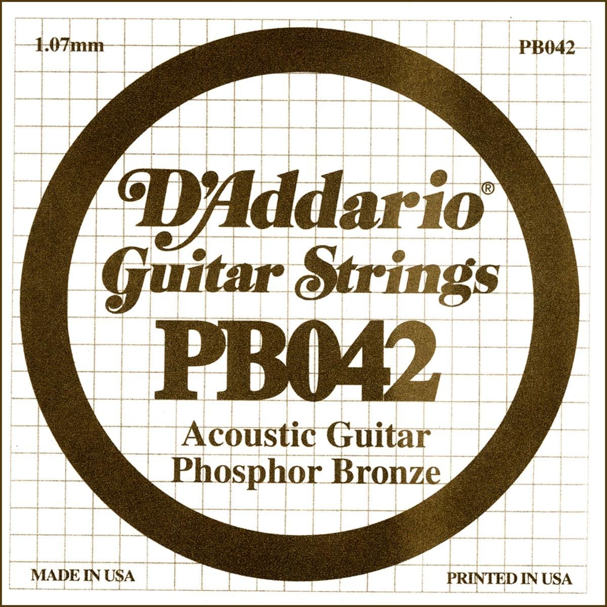 D´addario PB042 Cuerda Suelta para Guitarra Acústica PB042