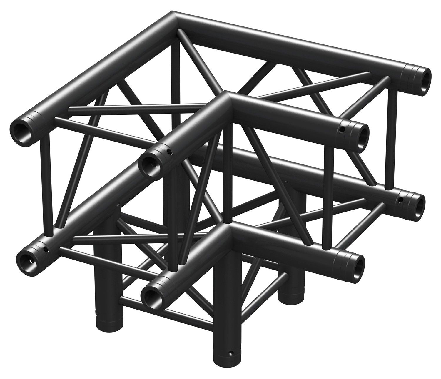 Beamz P30-C30 Truss 3 Vias Corner Negro 182476 P30-C30B