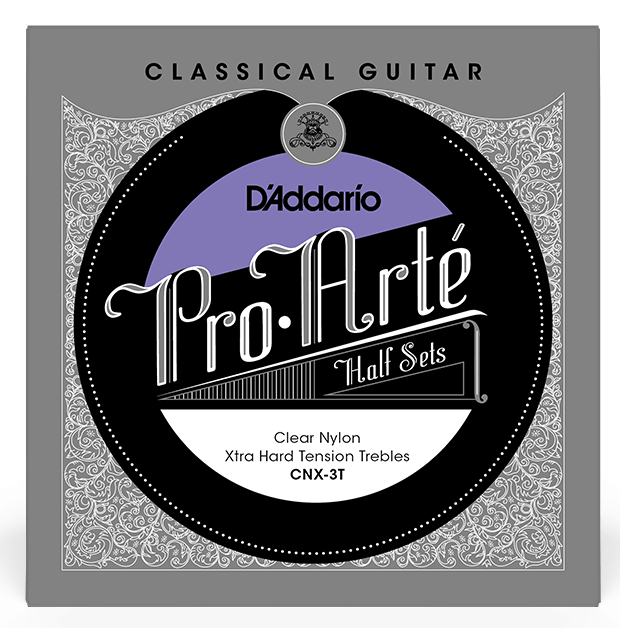D Addario CNX-3 Cuerda Clásica Medio Conjunto de Agudos de Tensión Extra Dura CNX-3T