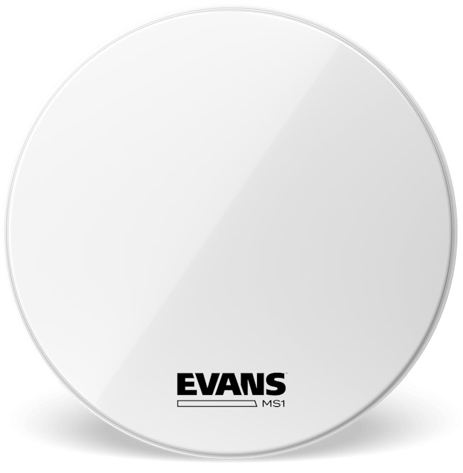 Evans Parche de Bombo Blanco de 22" Evans MS1 White Marching Bass Drum Head 22 Inch