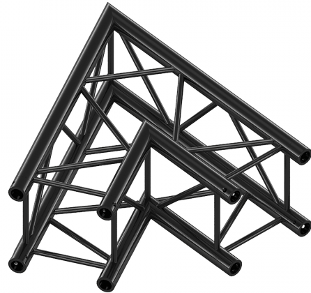 Showtec GQ30002HDB Corner 60 Heavy Duty Black Pro-30 Square G Truss GQ30002HDB