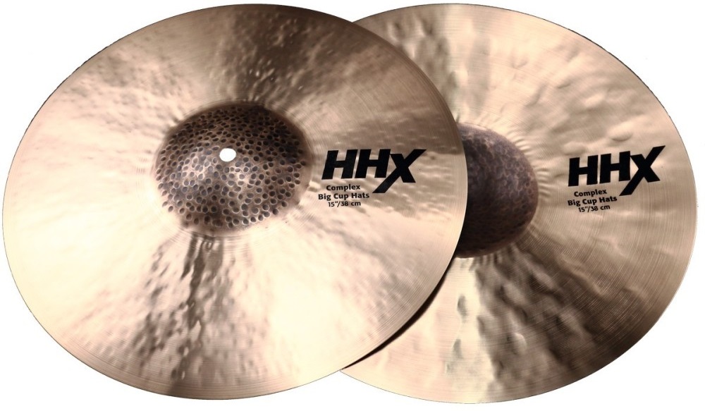 Sabian 11502XBCN 15" HHX Complex Medium Big Cup Hi-Hats 11502XBCN