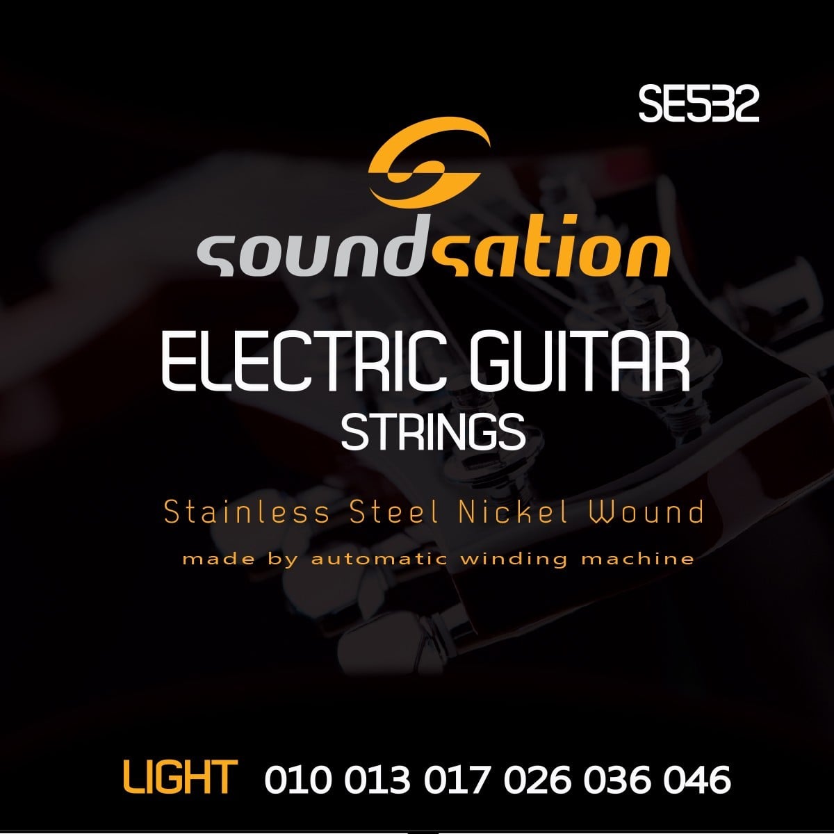 Soundsation Juego de cuerdas para guitarra eléctrica SE532 - Ligeras SE532