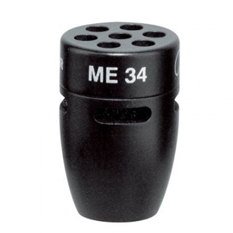 Sennheiser ME-34 Microfono Instalacion Cardioide, Sobremesa Negro ME34